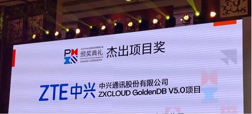 中興通訊GoldenDB榮膺2020年PMI中國項目管理大獎，通訊產品研發再創佳績